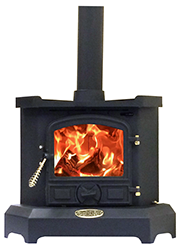 The Corner Solid Fuel Stove by Bubble Products, Harworth, Doncaster.